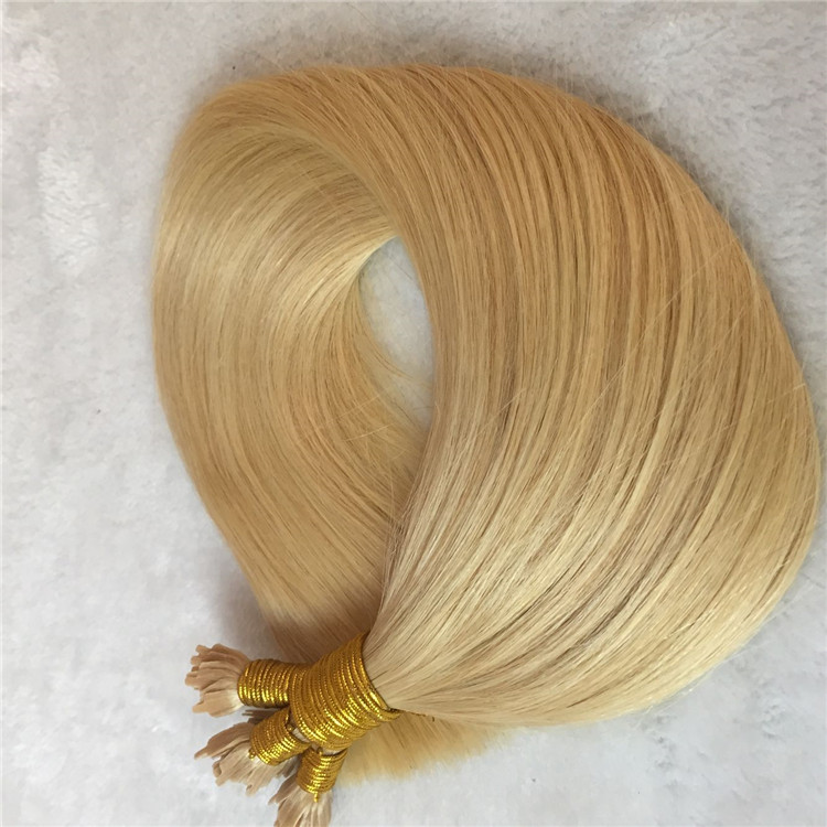 Real human hair fan tip hair extensions for sale X110